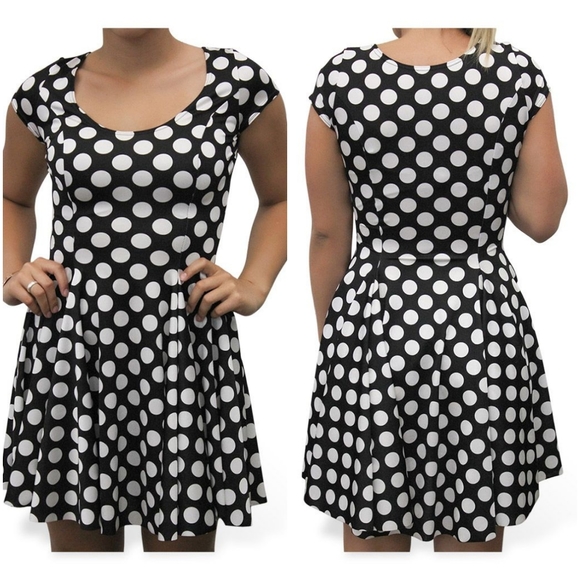 COPY - Black Milk Evil Monochromatic Dot dress M MUSEUM FEELER - Picture 2 of 14